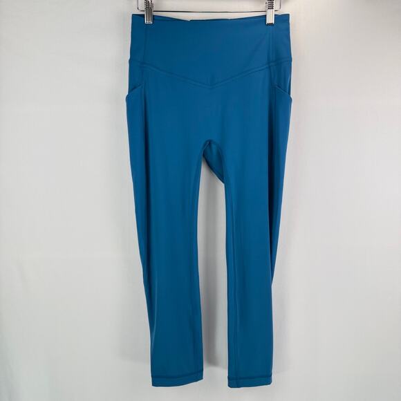 Lululemon All the Right Places High-Rise Drawcord Waist Crop 23” Size 8 - Picture 1 of 11